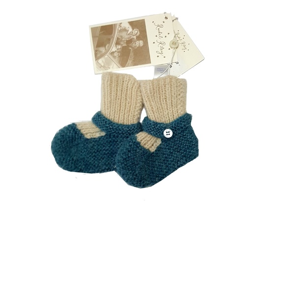 Rachel Riley Knitted Bootees o/s - Picture 2 of 2